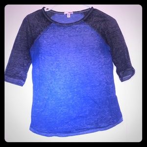 1/2 length sleeve baseball t-shirt
